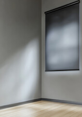 Fototapeta premium Interior corner of a modern room with sleek design and natural light during daytime