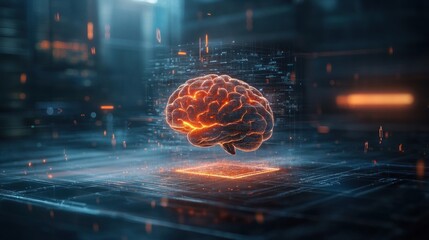 Holographic brain on circuit board