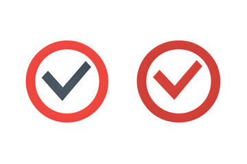 Check Mark Icons - Correct and Wrong Choices