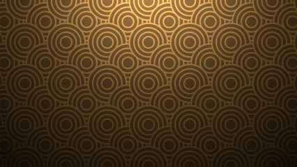 Fototapeta premium Chinese seamless pattern in oriental geometric traditional style. 3d festive ornament for lunar chinese new year decoration. golden abstract asian vector creative motif. Vintage tiger.