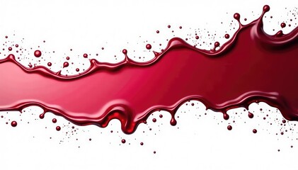 Deep crimson red wine splash on white backdrop, ruby, vineyard, dripping