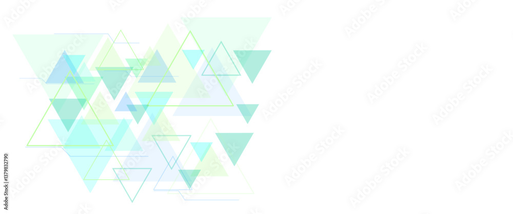 Aufkleber Abstract colorful triangle modern template for business or technology presentation, Abstract colorful triangle background.