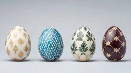 Elaborate Design of Russian Imperial Easter Eggs Showcasing Artistic Craftsmanship
