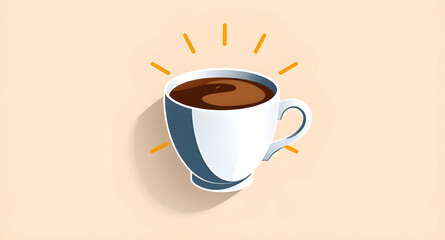 Obraz premium coffee cup icon
