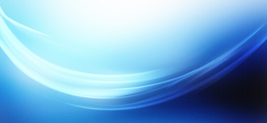 Abstract background with flowing blue and white gradient waves creating a smooth effect.