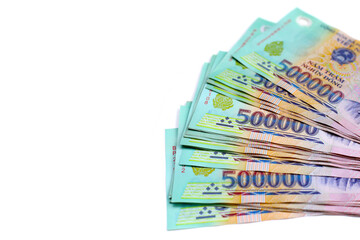 Five hundred thousand dong banknotes