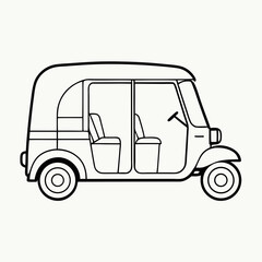 Obraz premium Truck icon vector illustration for transportation and delivery