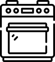 oven Illustration on a white background.