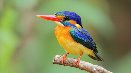 Neon Jewel: Pygmy Kingfisher&rsquo;s Micro-Portrait in Cinematic 4K