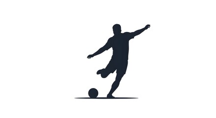 Obraz premium silhouette of a man in a jump