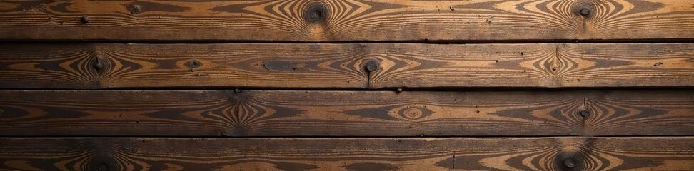 Obraz premium Brown wooden boards with a textured surface creating an abstract and natural background, texture, surface