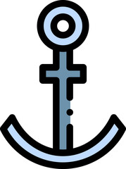 anchor Illustration on a white background.