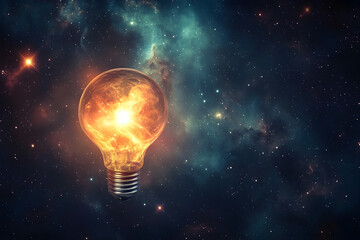 Celestial Symphony: The Quasar's Dazzling Light on the Canvas of the Universe