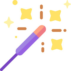 bengal light Illustration on a white background.