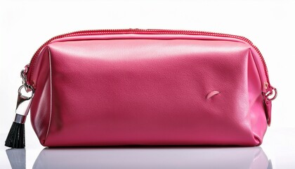 pink bag isolated on white
