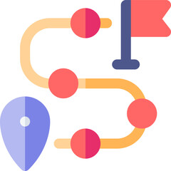 business plan Illustration on a white background.