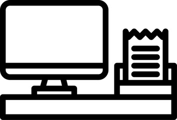 cash machine Illustration on a white background