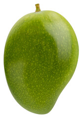 Green mango isolated on white background, Fresh Green mango fruits on white background PNG File.