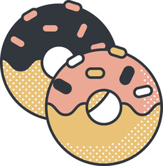 doughnut (2) Illustration on a white background
