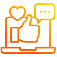 Obraz premium Online Reviews Icon