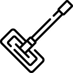 floor mop Illustration on a white background