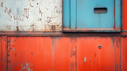 Worn Metal Faded Colors  Rusty Texture Abstract