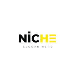 Fashion brand modern logo design vector