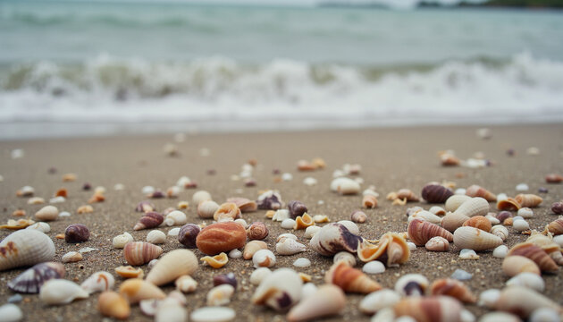 sea shells on the beach