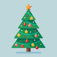abstract christmas tree