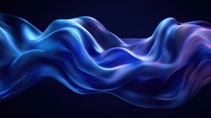 Fototapeta premium Abstract dark water wave background representing purity and freshness, ideal for liquid surface texture imagery.