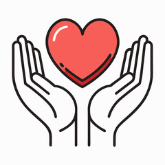 Obraz premium heart in hands