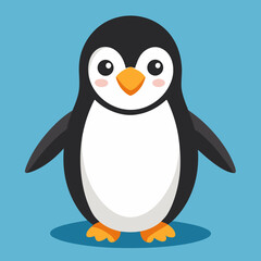 penguin on the snow