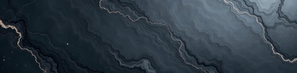 Obraz premium Dark grey slate stone background with elegant marbling and shadows, shadows, grey