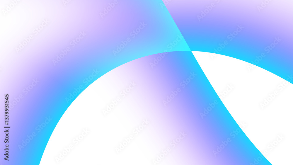 Poster blurred transparent gradient background. elegant blue wavy line on transparent png overlay backgroun