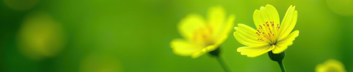 Fototapeta premium Close-up shot of vibrant fresh lime flowers blooming in a garden, petals, flowers