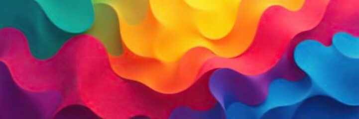 Colorful geometric shapes overlapping in an abstract background,  art, geometric