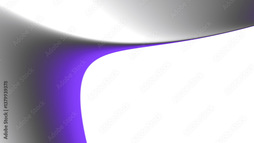 Poster blurred transparent gradient background. elegant purple wavy line on transparent png overlay backgro