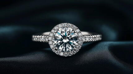 Diamond ring close-up