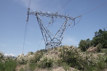 high voltage tower
