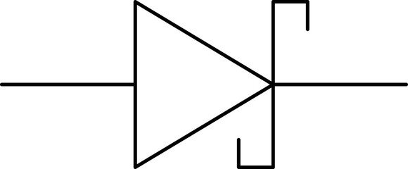 Electronic circuit symbols. Graphic symbols for electrical components in schematic circuit diagrams.