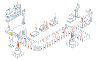 Smart warehouse automation with AGVs and AMRs, delivering global logistics solutions through integrated robotics and intelligent systems.