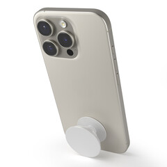 Popsockets on a smartphone, product showcase
