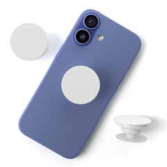 Popsockets on a smartphone, product showcase