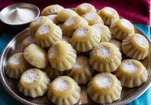 Rakhat-lukum in the homeland of these sweets - in Syria and Turkey - is only one of the types of lukuma, which is used in the preparation of flour