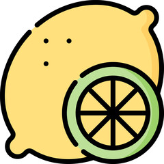 lime Illustration on a white background.