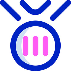 medal Illustration on a white background.