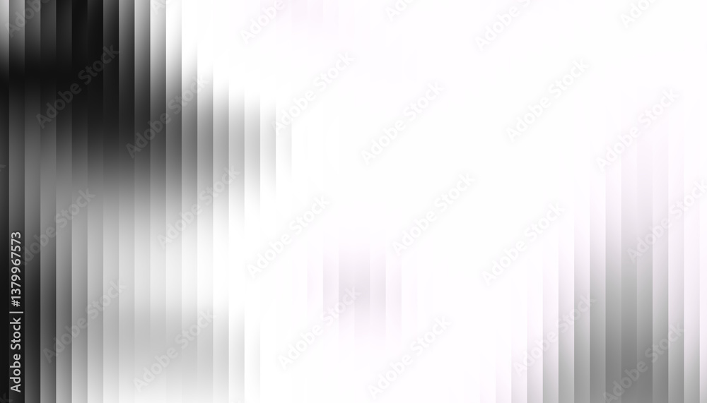 Poster fractal glass gradient texture. reed vertical lines patterned glass, overlay with transparent backgr