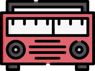 radio Illustration on a white background.