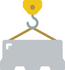 road block Illustration on a white background