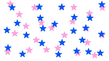 set of colorful stars